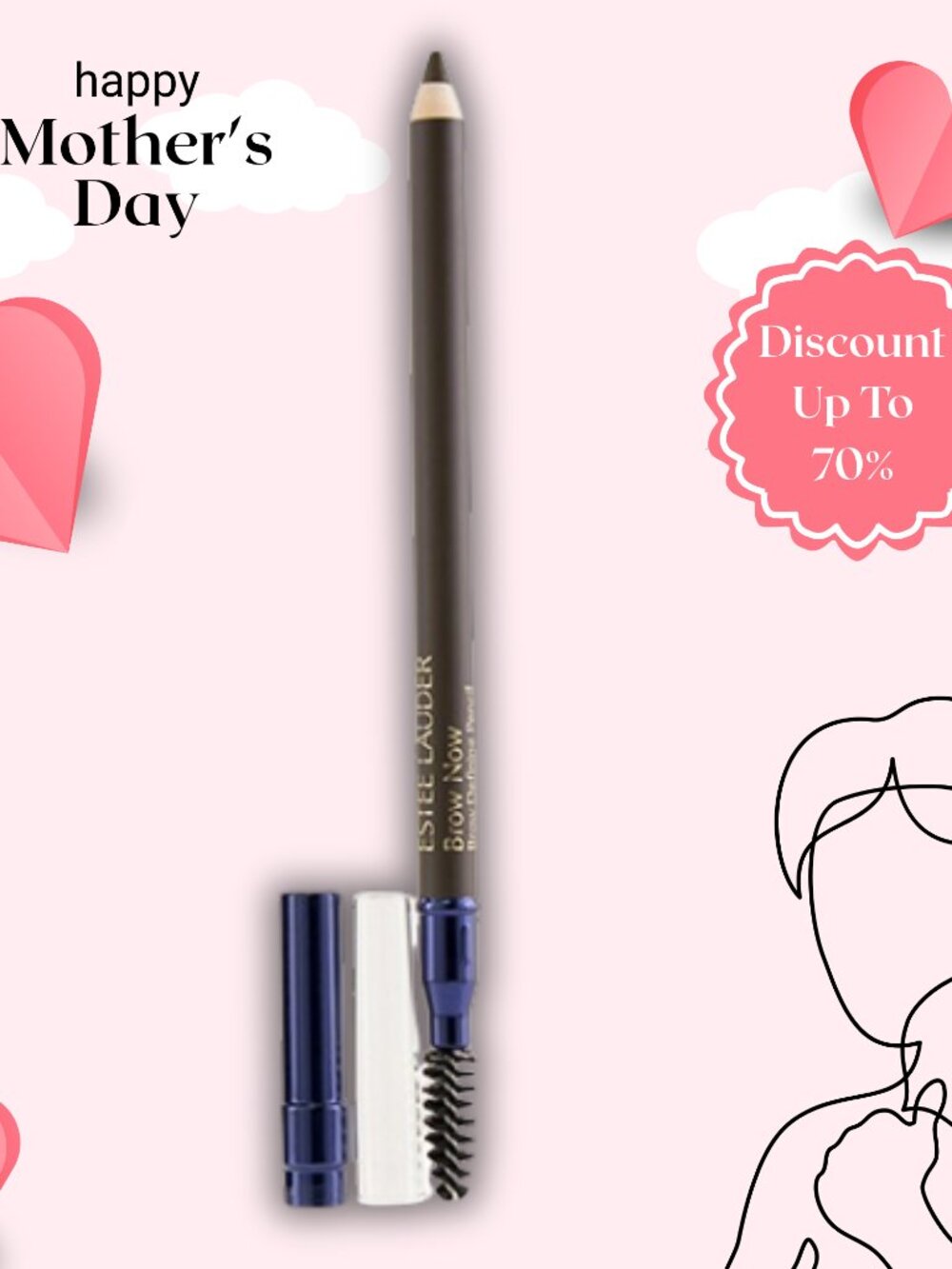 Estée Lauder Brow Now Brow Defining Pencil 04 Dark Brunette